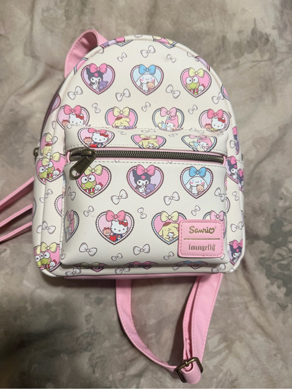 Sanrio x Loungefly Mini Backpack - Pastel Character Hearts